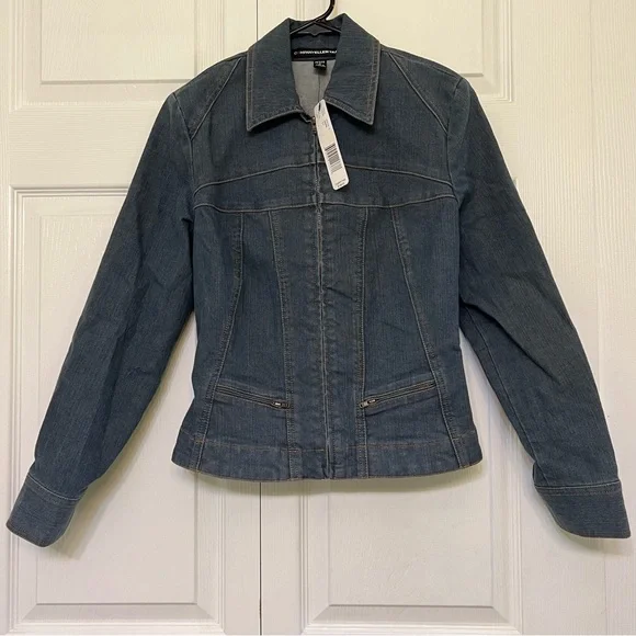 Ellen Tracy Jackets Coats Ellen Tracy Zip Up Denim Jacket